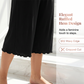 👖 50% OFF NOW! 🌸 Women's High-Stretch Ruffled Wide-Leg Cropped Pants – Comfortable & stylish – Soft, breathable fabric – perfect for summer, beach or casual chic ✨🌿