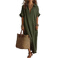 👗 50% OFF NOW! 🌸 Women's Minimalist Solid Color Maxi Dress – Soft & flowy – Perfect for beach, travel or everyday elegance – effortless and breathable ✨🌿
