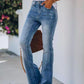 👖 60% OFF NOW! 🔥 Tummy Control Bootcut Jeans – High-waisted & stretchy – Smoothing fit, perfect for everyday casual – flattering and comfortable ✨🌸