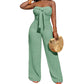 👗 50% OFF NOW! 🌸 Women's Strapless High-Waisted Wide-Leg Jumpsuit – Flowy & elegant – Perfect for weddings, summer parties or chic evenings – breathable and flattering ✨🌿