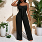 👗 50% OFF NOW! 🌸 Women's Strapless High-Waisted Wide-Leg Jumpsuit – Flowy & elegant – Perfect for weddings, summer parties or chic evenings – breathable and flattering ✨🌿