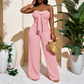 👗 50% OFF NOW! 🌸 Women's Strapless High-Waisted Wide-Leg Jumpsuit – Flowy & elegant – Perfect for weddings, summer parties or chic evenings – breathable and flattering ✨🌿
