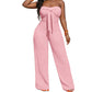 👗 50% OFF NOW! 🌸 Women's Strapless High-Waisted Wide-Leg Jumpsuit – Flowy & elegant – Perfect for weddings, summer parties or chic evenings – breathable and flattering ✨🌿