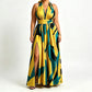👗 50% OFF NOW! 🌸 Women's Halter V-Neck Side Slit Maxi Dress – Flowy & lightweight – Perfect for beach, weddings or summer nights – elegant and comfortable ✨🌊