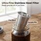 🧊 50% OFF NOW! ☕ Cold Brew Coffee Maker with Lid – Fine mesh filter & glass pitcher – Smooth, low-acid brew – perfect for home, office or travel – easy to clean and reuse 🌿✨