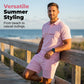 👕 71% OFF NOW! ☀️ Men's 2-Piece Polo Shirt & Shorts Set – Breathable & comfortable – Versatile for sports, daily wear or relaxed days – casual style with ease 🩳✨