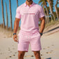 👕 71% OFF NOW! ☀️ Men's 2-Piece Polo Shirt & Shorts Set – Breathable & comfortable – Versatile for sports, daily wear or relaxed days – casual style with ease 🩳✨