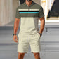 👕 71% OFF NOW! ☀️ Men's 2-Piece Polo Shirt & Shorts Set – Breathable & comfortable – Versatile for sports, daily wear or relaxed days – casual style with ease 🩳✨