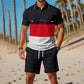 👕 71% OFF NOW! ☀️ Men's 2-Piece Polo Shirt & Shorts Set – Breathable & comfortable – Versatile for sports, daily wear or relaxed days – casual style with ease 🩳✨