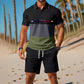 👕 71% OFF NOW! ☀️ Men's 2-Piece Polo Shirt & Shorts Set – Breathable & comfortable – Versatile for sports, daily wear or relaxed days – casual style with ease 🩳✨