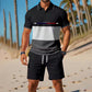 👕 71% OFF NOW! ☀️ Men's 2-Piece Polo Shirt & Shorts Set – Breathable & comfortable – Versatile for sports, daily wear or relaxed days – casual style with ease 🩳✨