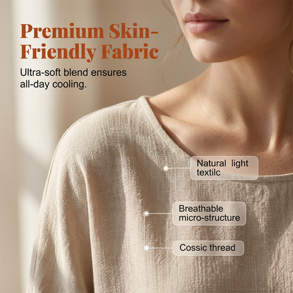 👚 50% OFF NOW! 🌿 Women's Cotton Linen Half Sleeve Top – Breathable & lightweight – Perfect for summer, office or casual days – relaxed fit with natural texture 🌸✨