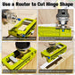🔧 50% OFF NOW! 🚪 Door Hinge Jig Kit – Precision routing template & depth stop – Perfect for hinge recesses on doors and frames – fits most standard hinges, easy to use for DIY or pros 🛠️✨