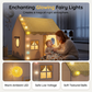 🏰 50% OFF NOW! ✨ Dream Play Tent for Kids – Fairy lights, roomy & gingham style – Perfect for imaginative indoor & outdoor play 🌟