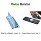 🚿 50% OFF NOW! 🧽 Foldable Sink Splash Guard with Suction Cups – Adjustable & easy to clean – Reduces splashes, fits most sinks – compact design, perfect for kitchens or bathrooms 💧✨