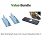 🚿 50% OFF NOW! 🧽 Foldable Sink Splash Guard with Suction Cups – Adjustable & easy to clean – Reduces splashes, fits most sinks – compact design, perfect for kitchens or bathrooms 💧✨