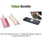 🚿 50% OFF NOW! 🧽 Foldable Sink Splash Guard with Suction Cups – Adjustable & easy to clean – Reduces splashes, fits most sinks – compact design, perfect for kitchens or bathrooms 💧✨