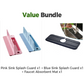 🚿 50% OFF NOW! 🧽 Foldable Sink Splash Guard with Suction Cups – Adjustable & easy to clean – Reduces splashes, fits most sinks – compact design, perfect for kitchens or bathrooms 💧✨