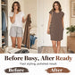 👗 50% OFF NOW! 🌸 Women's Crew Neck Solid Color Dress – Soft & lightweight – Perfect for work, beach or everyday elegance – versatile and comfy ✨🌿