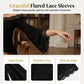 👚 50% OFF NOW! 🖤 Women's Chic Black Slim Fit Off-Shoulder Flare Sleeve T-Shirt – Soft & stretchy – Perfect for parties, date nights or chic casual looks ✨🌸