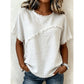 👚 50% OFF NOW! 🌸 Women's Summer Top with Raw Edge Paneling – Lightweight & breezy – Edgy detailing, perfect for casual days or beach outings – soft and comfy 🌊✨