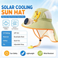 🧢 50% OFF NOW! ☀️ Sun Protection Flap Hat with Built-in Cooling Fan – Solar-powered & breathable – Keeps you cool outdoors – perfect for gardening, hiking or sports 🌬️✨