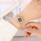 ⌚ 50% OFF NOW! 📿 Women's Drawstring Bracelet Watch – Square dial & quartz movement – Adjustable cord, elegant & casual – perfect for daily wear or gifting ✨🌸