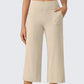 👖 50% OFF NOW! 🌿 Women's Casual Wide Leg Cropped Pants – Side pockets & breathable – Perfect for summer, travel or casual chic – comfortable and stylish ✨🌸