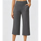 👖 50% OFF NOW! 🌿 Women's Casual Wide Leg Cropped Pants – Side pockets & breathable – Perfect for summer, travel or casual chic – comfortable and stylish ✨🌸