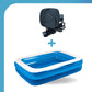 🏊 60% OFF NOW! 💨 Thickened Inflatable Swimming Pool with Air Pump – Durable PVC & quick setup – Perfect for backyard, beach or camping – family-sized summer fun ☀️🌊✨