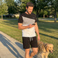 👕 50% OFF NOW! 🎨 Men's Color-Block T-Shirt & Shorts Set – Soft cotton & breathable – Perfect for summer, sports or lounging – stylish and comfortable 🩳✨