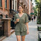 👗 50% OFF NOW! 🌸 Women's Casual V-Neck Romper – Flowy & lightweight – Perfect for beach days or summer parties – easy, breezy one-piece style ✨🌊
