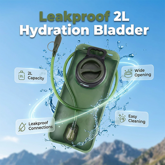 🚰 50% OFF NOW! 🏃 2L Hydration Bladder with Quick-Release Tube – Leak-proof & BPA-free – Perfect for hiking, cycling or running – easy to fill and clean 💧✨