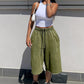 👖 60% OFF NOW! 💥 Wide Leg Denim Shorts – Drawstring waist & loose fit – Lightweight, perfect for beach, city or everyday wear 💨🌸