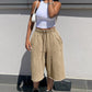👖 60% OFF NOW! 💥 Wide Leg Denim Shorts – Drawstring waist & loose fit – Lightweight, perfect for beach, city or everyday wear 💨🌸