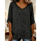 👚 50% OFF NOW! 🌸 Women's Breathable Casual V-Neck Top – Soft cotton & lightweight – Perfect for summer, layering or casual days – relaxed and versatile ✨🌿