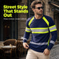 👕 50% OFF NOW! ✨ Crewneck Color Block Long Sleeve T-Shirt – High-contrast & breathable – Athletic fit, perfect for training or casual streetwear 🔥🌿