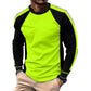 👕 50% OFF NOW! ✨ Crewneck Color Block Long Sleeve T-Shirt – High-contrast & breathable – Athletic fit, perfect for training or casual streetwear 🔥🌿