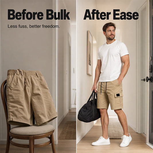 🩳 50% OFF NOW! 🧵 Men's Classic Cargo Stretch Shorts – Durable, comfortable & multi-pocket – Perfect for outdoor, travel or casual summer days 🌿✨