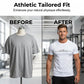 👕 50% OFF NOW! 🔥 Men's Summer Graphic Print Crew Neck T-Shirt – Minimalist script & athletic fit – Breathable cotton, perfect for casual or active days ✨🌿