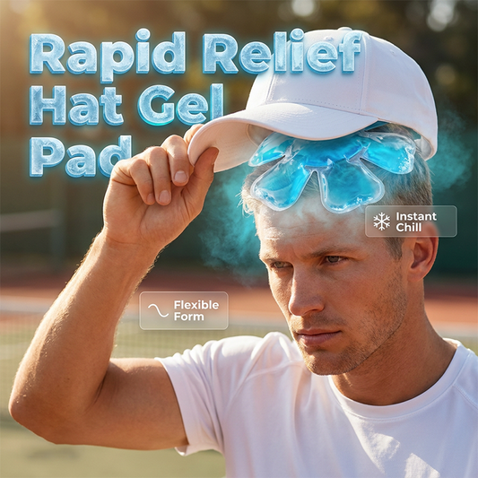 🧊 BUY 1 GET 1 FREE! ⏰ Reusable Cooling Ice Pack for Hat – Activates with water – Keeps you cool for hours – perfect for outdoor sports, gardening or travel ☀️✨🧢