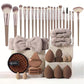 💄 50% OFF NOW! 🖌️ All-in-One Makeup Brush & Sponge Set – 6 essential tools & carrying case – Perfect for foundation, eyeshadow or contouring – soft and durable 💁‍♀️✨