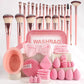 💄 50% OFF NOW! 🖌️ All-in-One Makeup Brush & Sponge Set – 6 essential tools & carrying case – Perfect for foundation, eyeshadow or contouring – soft and durable 💁‍♀️✨