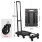 🛒 60% OFF NOW! ⏰ Foldable Silent Hand Truck – 150kg capacity & quiet wheels – Compact & sturdy – perfect for moving, deliveries or warehouses 🧳🔇✨