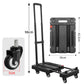 🛒 60% OFF NOW! ⏰ Foldable Silent Hand Truck – 150kg capacity & quiet wheels – Compact & sturdy – perfect for moving, deliveries or warehouses 🧳🔇✨