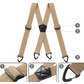 👔 50% OFF! 🔥 Men's X-Back Suspenders – Hook clips, adjustable & heavy-duty hold ✨