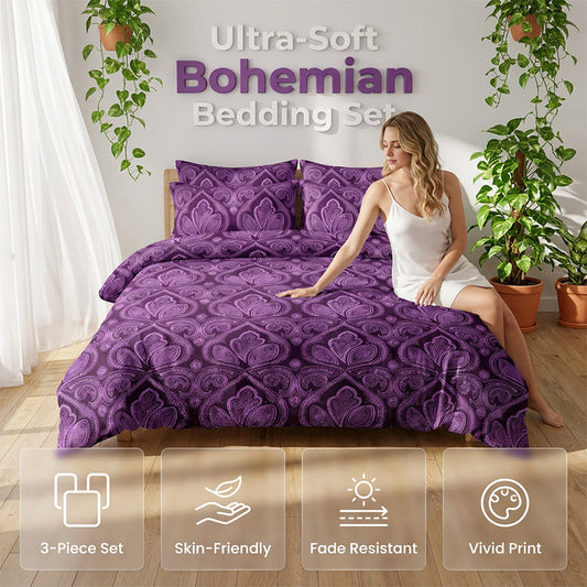🛏️ 40% OFF NOW! ⏰ Comfortable and Breathable Duvet Cover Set – Soft microfiber & elegant design – Perfect for year-round comfort – machine washable and fade-resistant ✨🌙
