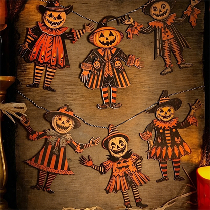 🎃 50% OFF NOW! 👻 Vintage Halloween Wooden Wall Hanging Set – Rustic design, spooky charm & easy to hang – Perfect for seasonal decor & festive vibes 🕷️