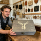 🪵 50% OFF NOW! 🏹 Wooden Hunting Memory Box – Rustic design & engraved – Perfect for storing keepsakes, photos or gear – great gift for hunters 🦌✨