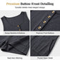 👗 50% OFF NOW! 🌸 Women's Sleeveless Button-Front Romper – Lightweight & breathable – Perfect for summer, beach or casual outings – easy, breezy style ✨🌊